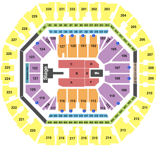 Oakland Arena New Edition Seating Chart